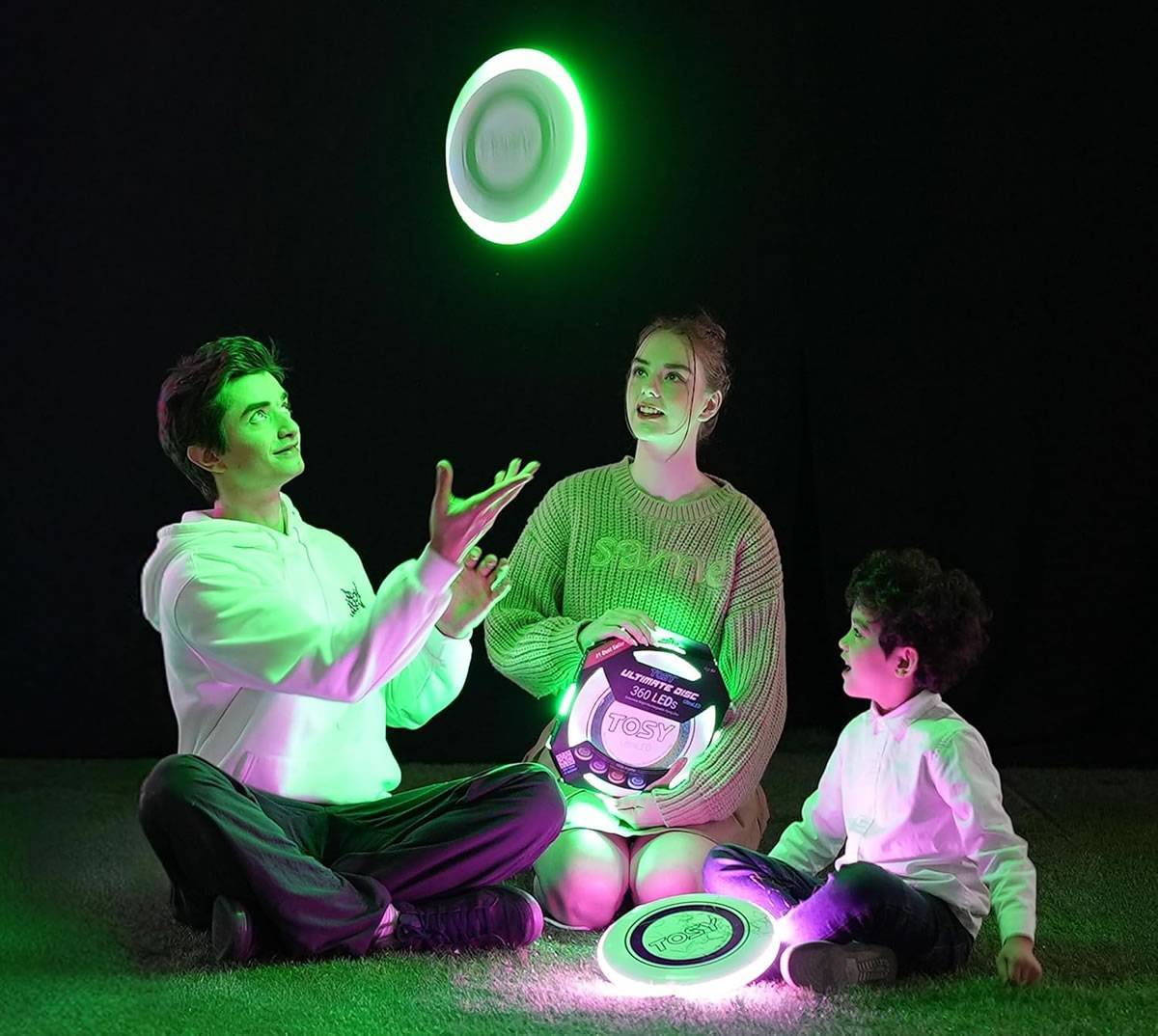 The only frisbee that gets brighter when the sun goes down